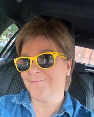 Nicola Sturgeon Instagram - The coolest campaign merch award goes to @thewlissalison #GE24 #voteSNP