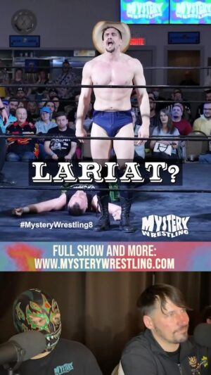 Nicolas Dansereau Instagram - Who wants to see a lariat?
More @ MysteryWrestling.com

#mysterywrestling #wrestling #comedy #eviluno #psychomike #cowboymike #cowboy #yeehaw #lariat #chucktaylor #aew #roh #tna #impact #danbarry #lol #haha #prowrestling #indie