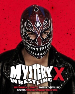 Nicolas Dansereau Instagram - Mystery Wrestling returns on September 8 for #MysteryWrestlingX!

Yes, Evil Uno IS on commentary! Mark it on your calendars.