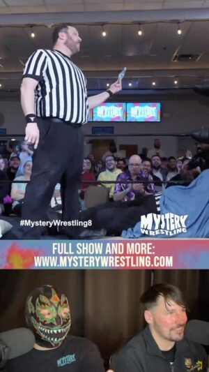 Nicolas Dansereau Instagram - These referees have bad blood!
More @ MysteryWrestling.com

#mysterywrestling #wrestling #comedy #refs #ref #referees #feud #hardcore #tables #spear #holyshit #indie #indiewrestling #aew #roh #impact #canada #gatineau