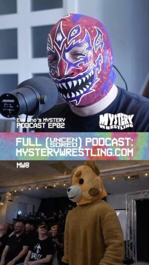 Nicolas Dansereau Instagram - Episode 2 of Evil Uno’s Mystery Podcast is up on YT with the full uncensored version available on our Patreon.

MysteryWrestling.com
#mysterywrestling #podcast #wrestling #prowrestling