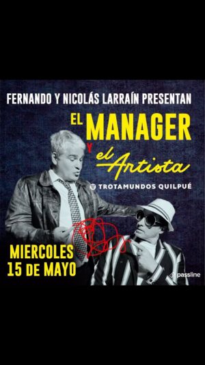 Nicolás Larraín Instagram - EL 15 de Mayo en QUILPUE. https://www.passline.com/eventos/el-manager-y-el-artista-fernando-y-nicolas-larrain-humor-trotamundos-quilpue @fernandolarraindt @hortahans @alvaro_rudolphy_oficial @passline_oficial