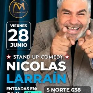 Nicolás Larraín Instagram - ¡Este viernes 28 de junio no te pierdas una noche inolvidable de humor con Nicolás Larraín! Disfruta de su stand-up mientras saboreas la mejor gastronomía peruana e internacional. Además, tendremos increíbles promociones en tragos. Te esperamos en el Hotel Manglar, 5 Norte 683, Viña del Mar. ¡No faltes!

#standup #humor #gastronomia #manglarlivemusic #manglarhotel
