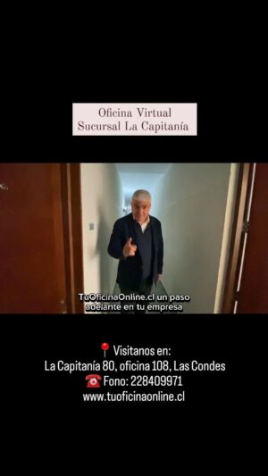 Nicolás Larraín Instagram - Quieres comenzar tu emprendimiento y no sabes como?
Ven a visitarnos en nuestra Sucursal de La Capitanía, te ayudaremos en todo el proceso.
TuOficinaOnline.cl a un clic de tu emprendimiento!

📍La Capitania 80, oficina 108, Las Condes
☎️ Fono: 228409971
📌 www.tuoficinaonline.cl 

#tuoficinaonline #tuempresaenundia #sii #emprendedor #emprende #enprendedores #sercotec #lascondes #santiago #concepción #viñadelmar #oficinasvirtuales #oficinavirtual #crearempresa