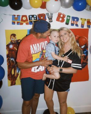 Nicole Franzel Instagram - celebrated our little Spider-Man today 🥳❤️🥳. He will be THREE in just a couple of days 🥲!! I can’t believe it! 🥹