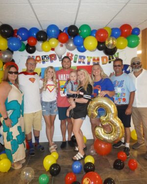 Nicole Franzel Instagram - celebrated our little Spider-Man today 🥳❤️🥳. He will be THREE in just a couple of days 🥲!! I can’t believe it! 🥹