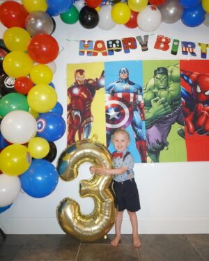 Nicole Franzel Instagram - celebrated our little Spider-Man today 🥳❤️🥳. He will be THREE in just a couple of days 🥲!! I can’t believe it! 🥹