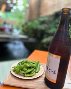 Nicole Ishida Instagram - 夏なので京都の川床、かんざしつけて。

1人でのびのび、涼しい最高の時間🍺🌱

#ビール最高でした
#夏
