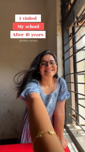Nidhi Narwal Instagram - Tag your school friends! Happy Friendship Day 🫂✨

- this was such a bittersweet feeling. ek saath itne saare emotions ki baadh aa gayi thi yahan jaate hi… isi school mein meri sabse pakki dostiyan bani hain aur tooti bhi hain… kuch din pehle isi school ke ek classmate ka msg aya tha “hi! you remember me?” And I replied “pagal wagal hai kya yaar tu? 😅” 
- honestly, mujhe kabhi kabhi bohot yaad aati hai unn doston ki jo maine yahan banaye aur kho diye… life.
