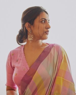 Niharika Konidela Instagram - Idhemi gaaradi 💗
.
Styled by @prashantiramesh
Shot by @arifminhaz
Wearing  @surmaye_ 
Jewellery by @samskruthi_silver 
HMU @ravi_pasupuleti 
Style Asst @prathamaaaa 
Photo Asst @azmathphoto @themani.photo
