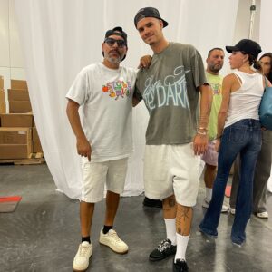 Nik Richie Instagram - What an amazing day @stylesaves - Over 15,000 kids were supplied with the schooling essentials, including sneaker 👟 and new school clothes. Honored to be part of such a strong yearly event. Shoutout to the queens @isabelagrutman & @rachael.russell for all their hard work. And thank you to the Beckham family for always showing up for Miami. @davidbeckham took over 1,000 pictures with kids. What a classy friend. Also, thank you to my best friend @davidgrutman for putting his heart into these kids. He really LOVES Miami and his community. 🍎 See you tomorrow for another 10,000 kids!