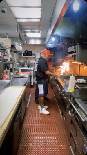 Nik Richie Instagram - When Chef Nik is cooking @bstro38 in #NYC - Hell’s Kitchen becomes Heaven’s Kitchen. My team cooks the best steak in the City with HOMEMADE New York cheesecake of champions. Welcome home on 38th St. #Bstro38