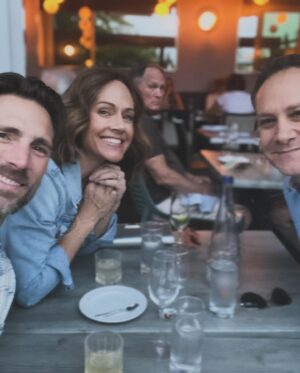 Nikki DeLoach Instagram - Yesterday marked three years. 

These anniversaries can be so hard, especially when away from my family. Asking for support was not something I could ever bring myself towards. It was something I did for others. But in these last six years of hard with Bennett and my dad, I realized that I was missing out on so much by not allowing those I hold dear to also hold me. Yesterday, my intention was to honor my dad. And because of you, Framily, yesterday felt like a celebration of his life and our love. We found him in music, stories, sweet pups, laughter, feathers, the forest and yes… in the fireworks. What a day! 

Thank you to the earth angels in my life who walked with me through the day and brought me so much joy along the way. Thank you @erinkrakow and @ben_rosenbaum (and Willoughby) for answering the call, picking me up and taking me to the woods to be with my dad. You asked every right question and held my love for my dad in both of your hearts alongside me and I’ll never forget it. 

Dad, you literally lined the path with white feathers and it took my breath away. I am so grateful. I miss you every second of everyday. But I know where to find you. Thank you for always being there, on Earth and also in heaven. I love you the most.🪶❤️‍🩹💫