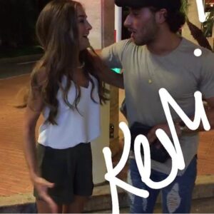 Nikki Grahame Instagram - was a pleasure to meet you the other night!! great guy💋💋 #loveisland #rapper😅 @kemcetinay