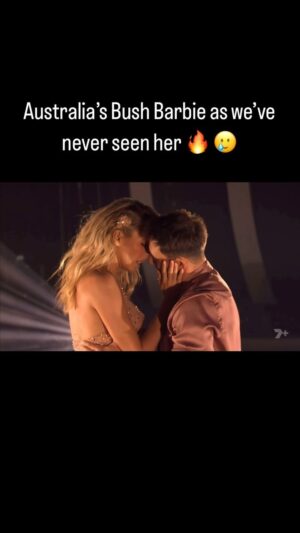 Nikki Osborne Instagram - What can I say…..I started my own bush fire because this performance was liiiiiiiiiit. How amazing is @aricyegudkin and how beautiful was the creative from @kelleyabbey and my look by @martin_bray #dance #dancechallenge #dwts #viral #rumba #reels #fyp #bushbarbie #nikkiosborne