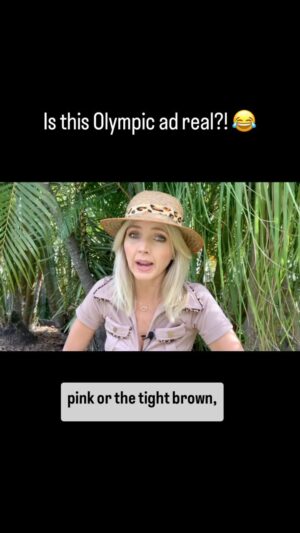 Nikki Osborne Instagram - Bush Barbie strikes again. #reels #viral #funny #fyp #olympics #aussie #bushbarbie #nikkiosborne #paris #polevault