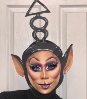 Nina Bo'nina Brown Instagram - Well someone named my teletubbie and the name is Moochie Coochie lol stay tuned for me and mystique for rpdr season 2 rawview. #dragqueen #makeup #rupauldragrace #teletubbie