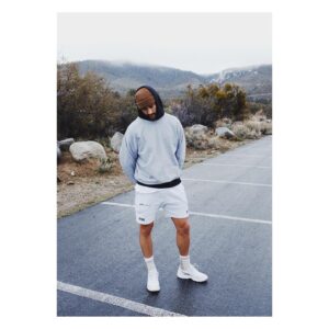 Noah Mills Instagram - crew neck over the hoodie kinda days ⛰🌧 @nm.athletics