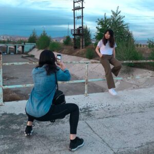 Nomin-Erdene Munkhbat Instagram - Real progress 😂🥰 zurgiig chin ingej avdag naizaa unseerei