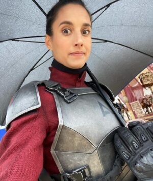 Nóra Trokán Instagram - I had a blast shooting in this crazy ride called Borderlands. Us actors Not only have to prove our talent on a shoot but prove our strength to hold a tent together during a heavy storm. But if you have a badass like @janina around, there’s nothing to worry about💪🏼👸🏻. Not to mention the private stand ups by @kevinhart4real between takes. Go see it at the movies ❤️
#borderlands @borderlandsfilm