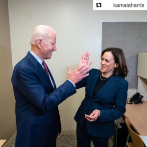 Norman Lear Instagram - Lyn and I pray we see this duo, daily, ‪starting November 3rd‬, over the next eight years -- and bless us all. #VOTE

#Repost @kamalaharris
・・・
Joe Biden is a leader who can unify the American people, because he's spent his life fighting for the American people. And as president, he will build an America that lives up to our ideals.

I'm honored to join him as our party's nominee for Vice President, and do everything it takes to make @JoeBiden our next Commander-in-Chief.