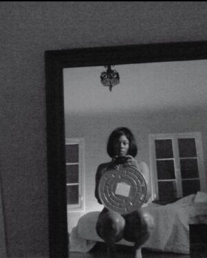 Numa Perrier Instagram - I’m a filmmaker who started as a shutterbug. self portrait holding my first film on 35 mm (JUDI) as a shield in front of my lady parts... 💅🏿 shot on my Leica dlux 4 —my first grown up camera but still a point n shoot @leica_camera