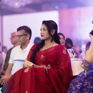 Nusrat Imroz Tisha Instagram - Red always lifts my spirit up!
PC: @zutons_snapshoot 
Saree: @b_a_n_g_a_l 
#tisha #nusratimrosetisha #imrose #redsaree #event