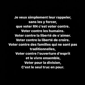 Océane Colom Instagram - Rdv le 7 juillet 🗳️