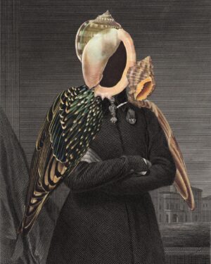 OjeRum Instagram - VÆTTELYS {V} 

Original hand-cut collage using genuine antique and vintage papers. 

SOLD