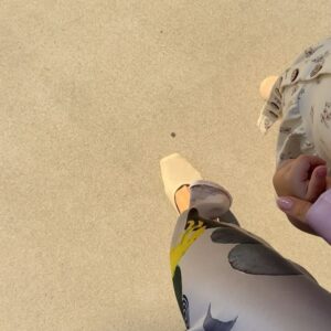 Olesya Rulin Instagram - LACMA   LA golden hour   silk = 🤍🎀🤍