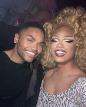 Olivia Lux Instagram - 🧡 HOUSE of LUX 🧡 introducing my drag daughter @vanity_lavain ✨ ok so if y’all know me, you know that I never thought I would have a drag child, BUT bb the stork had other plans 👶🏽 😂 — from the minute I saw vanity perform I knew the universe was saying THAT 👏🏾 IS 👏🏾 YOUR 👏🏾 DAUGHTER 👏🏾 .. it also helped that y’all kept tagging me and her in stories because we looked so similar 😂 so after countless hilarious FaceTime calls together, wild nights out watching drag and feeling inspired conceptualizing new outfits and numbers, even traveling to new places all in the name of drag — I am so honored to call this incredible artist my daughter. Please please please if you can go check her page out. If it’s resonating with you don’t be afraid to give her a follow bb and follow her on her artist  journey 🤍 !!!!!!!! 

hairs by my drag mama: @theonlymadd 🧡 it’s all in the family! 

🦋📸: @theclavel