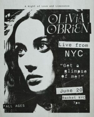 Olivia O'Brien Instagram - NYCCCCC!!!! i know only a few of y’all could get tix to my event this month… so how about a proper show??? u can sign up to register now for the presale password and then the pre-sale starts thursday at 10am ET! general sale is on friday at 10am ET. glimpse of me is also out friday (and maybe other super fun huge news) !!!!!! okay love u and see u very soon xo let me know where i should come next !!??