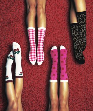 Olivia O'Brien Instagram - say hello to the cutest and comfiest socks ever!! and they’re sustainably made! my collaboration with @doublesoul is out now. these have been my favorite socks for months and i’m so excited for u guys to get to enjoy them too :) shop them in my link in bio before they sell out!! 

Photographer: @angelrivz 
Stylist: @sashateps
