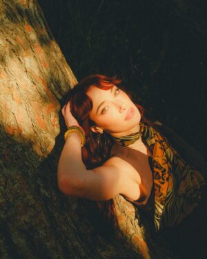 Olivia O'Brien Instagram - i climbed a very precarious hillside tree for these. this is also a social experiment as i test out posting photos of my “bad side” (the side i never post photos of)… talk about a glimpse of me!