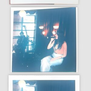 Olivia O'Brien Instagram - some photos from rehearsal that i forced my MD to take. and i’m not telling u what i’m rehearsing for. 🤘🏼🎸
