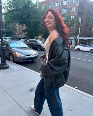 Olivia O'Brien Instagram - these streets will make u feel brand new 🫶🏻 big lights will inspire💡 you 🫵🏼
