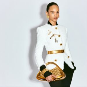 Olivier Rousteing Instagram - BALMAIN RESORT 2025 💄
Shot by OR 
What is your fav look ?