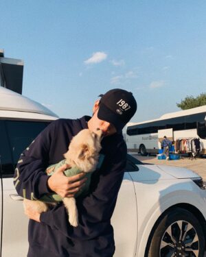 Ong Seong-wu Instagram - 복떵이 또 만나😭