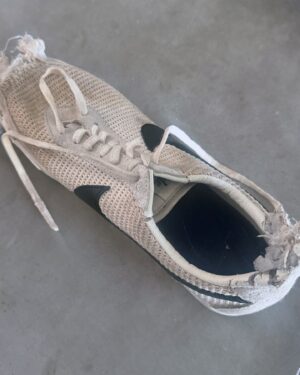 Ongina Instagram - My dog tore apart these @nike x @bode shoes and I may or may not have cried. 😢 Anyone want a dog? 😂