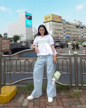 Oranicha Krinchai Instagram - Just had time to post the picture from Seoul. Okay, day 1 starts now! 😅✨️🇰🇷