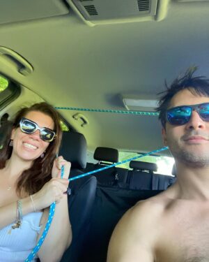 Otar Saralidze Instagram - Im driving, but she is the one pulling the ropes… always ❤️