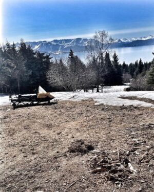 Otto Kilcher Instagram - Now… and then. Maybe spring has finally sprung? #kilcherhomestead