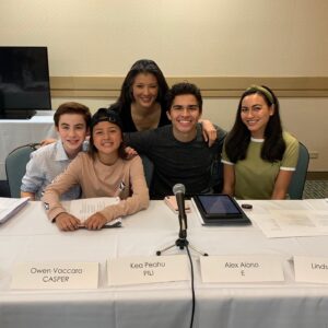 Owen Vaccaro Instagram - This was one of my absolute favorite memories from set! This was at the table read where I got to meet a lot of the crew! I was very nervous because this was my first day in Hawai’i, but I was thrilled to see everyone!