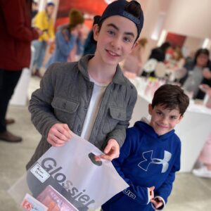 Owen Vaccaro Instagram - Reid and I just went to the Glossier pop-up in ATL! @poncecitymarket @glossier