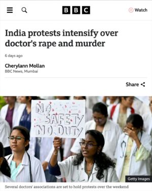 Padma Lakshmi Instagram - TW: rape, sexual violence

Medical professionals dedicate their lives to the health and well being of others, we must protect them at all costs as well as protect all women so they are free to pursue their calling and feel safe. Though I do not live in India, so many people I love are there and it’s still the country of my birth. So like most in India and the diaspora I am shocked, angry and saddened. We hold our heads in shame that this could happen yet again to a promising young woman who had her life cut short in such a brutal unspeakable way. I hope the Supreme Court takes action. And I hope justice is served. You can tell a lot about a society by how it treats and respects women. Respect women now. We deserve every right our male counterparts enjoy.