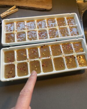 Paget Brewster Instagram - Broth cubes
