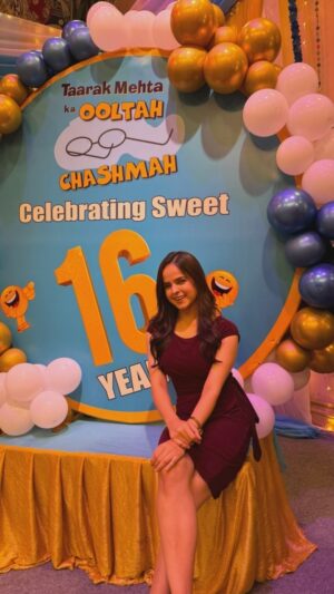 Palak Sindhwani Instagram - From our screen to your hearts, 16 years strong and still going. Thank you for being with us every step of the way and Congratulations to the entire team of TMKOC!!❤️✨🧿