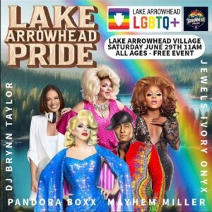 Pandora Boxx Instagram - Can’t wait to see everyone at Lake Arrowhead Pride this Saturday!!! #pride 🏳️‍🌈