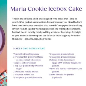 Paola Velez Instagram - Are you hungry yet? Beat the summer heat with this icebox cake from BODEGA BAKES, available for pre-order and on sale 10/1!
 
⭐ “Velez gives readers a passionate glimpse of the food and flavors of her youth… Alongside stunning photographs, this book supports readers with can-do positivity, encouraging them to pursue glorious treats and untraditional flavor combinations.”
—Library Journal, Starred Review @library_journal 

Paola Velez’s debut cookbook is a love letter to both her Dominican heritage and her New York City roots; its more than 100 recipes burst with distinctive flavors, inviting you to enjoy new takes on her childhood favorites and yours. Paola’s combination of classical training and self-taught pastry skills means her recipes are accessible no matter your skill level. She’ll be your hype girl through more ambitious projects (you can make a turnover—and a Guava and Cheese one at that), as well as more “set it and forget it” treats, like her Maria Cookie Icebox Cake. Whatever you do, don’t sleep on her signature Thick’ems—giant cookies that are somehow crunchy and gooey—the most requested recipe in Paola’s repertoire and the recipe that made her internet famous, which she shares here for the very first time here. With renditions of traditional Caribbean desserts like Pineapple Empanadillas and Golden Rum Cake alongside twists on classic American treats like sticky buns and brownies, Paola’s unique recipes and infectious positive spirit will help you recreate the magic of the bodega at home—BYO cat.

@smallorchids #bodegabakes #bodega #cookbook #nyc #dr #baking #recipe #bookstagram #cake #bookish #tbr #preorder