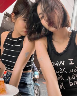 Paparwadee Chansamorn Instagram - 🍕👯‍♀️💕✨